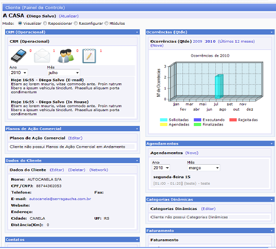 CRM IT - Registro de novos clientes