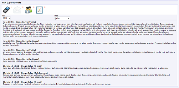 CRM IT - Contatos realizados