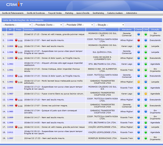 CRM IT - Registro de novos clientes